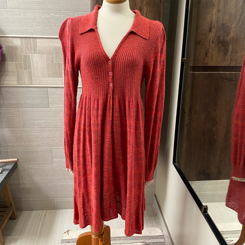 Free people persimmon midi dress